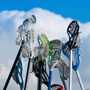 Image of Speed Lacrosse Stick in air